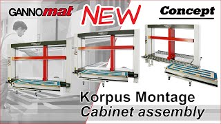 GANNOMAT Concept Handling / Interlocking lamellar case clamp with handling systems