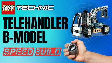 Lego speed build Telehandler alternative - Lego technic 42133 fast build - Lego 2023 speed building