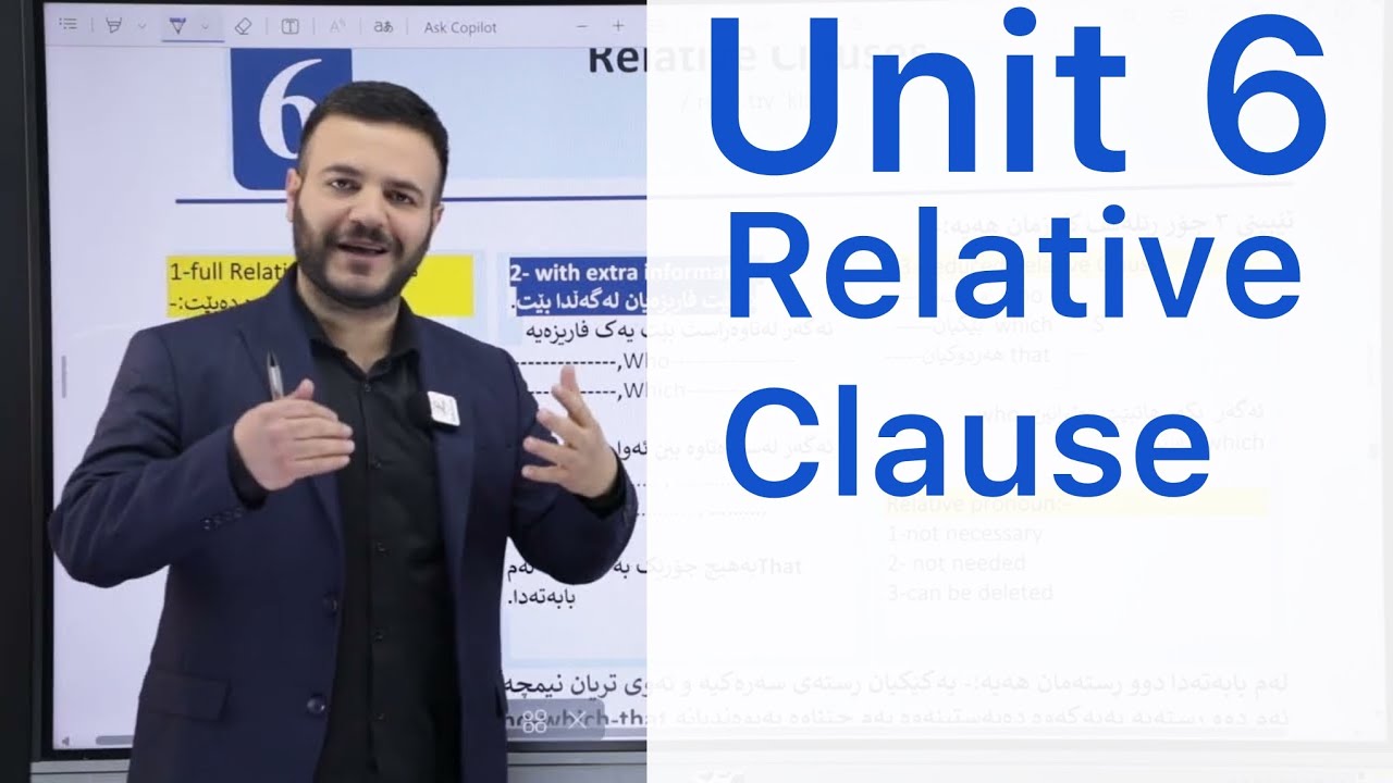 Sunrise 12 // Unit 6 //Relative clause, extra information and reduced relative