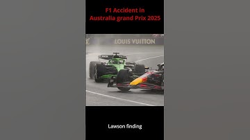 Liam Lawson CRASHES on WET TRACK! 😱💥 Australia GP 2025 Disaster! 🌧️🏎️ #f1  #australiagp  #crash