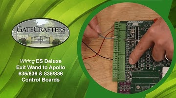 How To Wire Estate Swing Deluxe Exit Want to Apollo 635/636 & 835/836 Control Boards