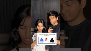 Sabse chota triangle konsa hai?? 🤔🤔 | #trending | #funny | #riddles