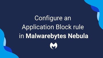 Configure an Application Block rule in Nebula