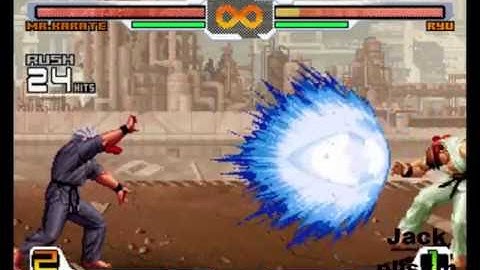 SVC Chaos : SNK vs. Capcom Serious Mr Karate Exceed Move