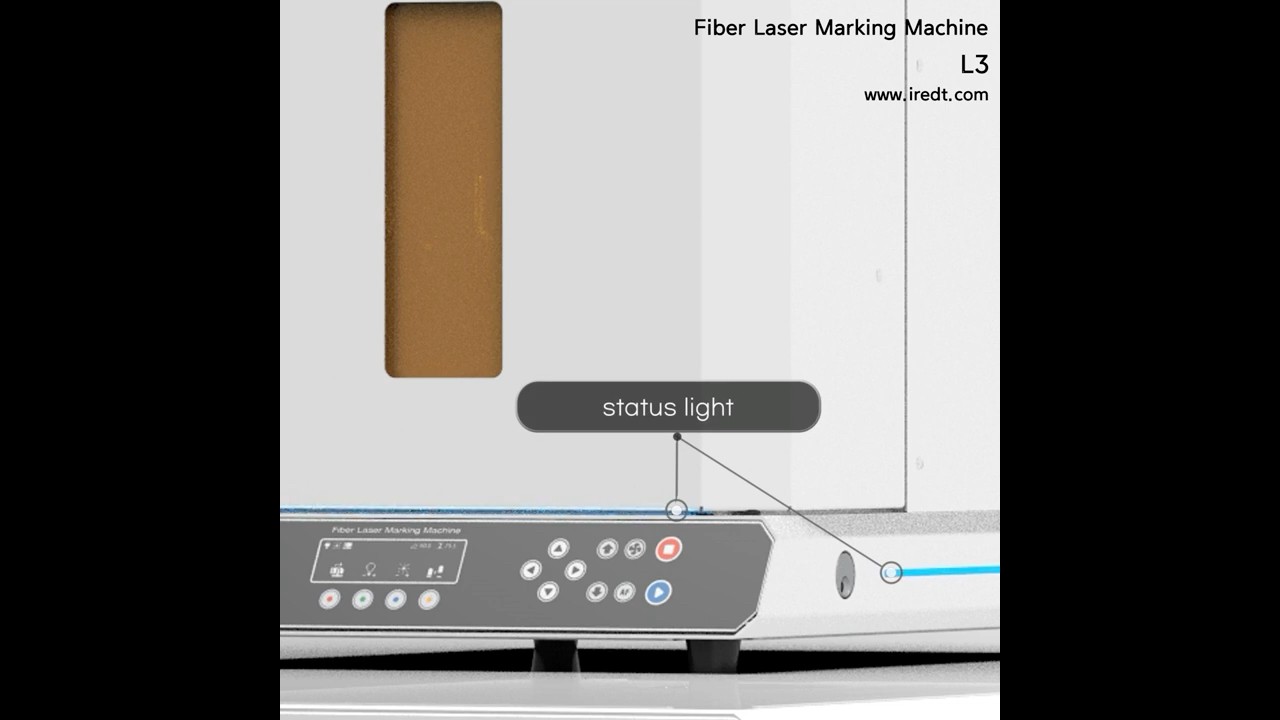 Fiber Laser Marking Machine, L3 - Status Indicator Light