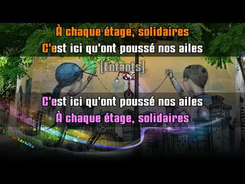 Patrick Fiori & Soprano - Chez nous (Plan d'aou, Air bel) (chœurs) (2017) [BDFab karaoke]