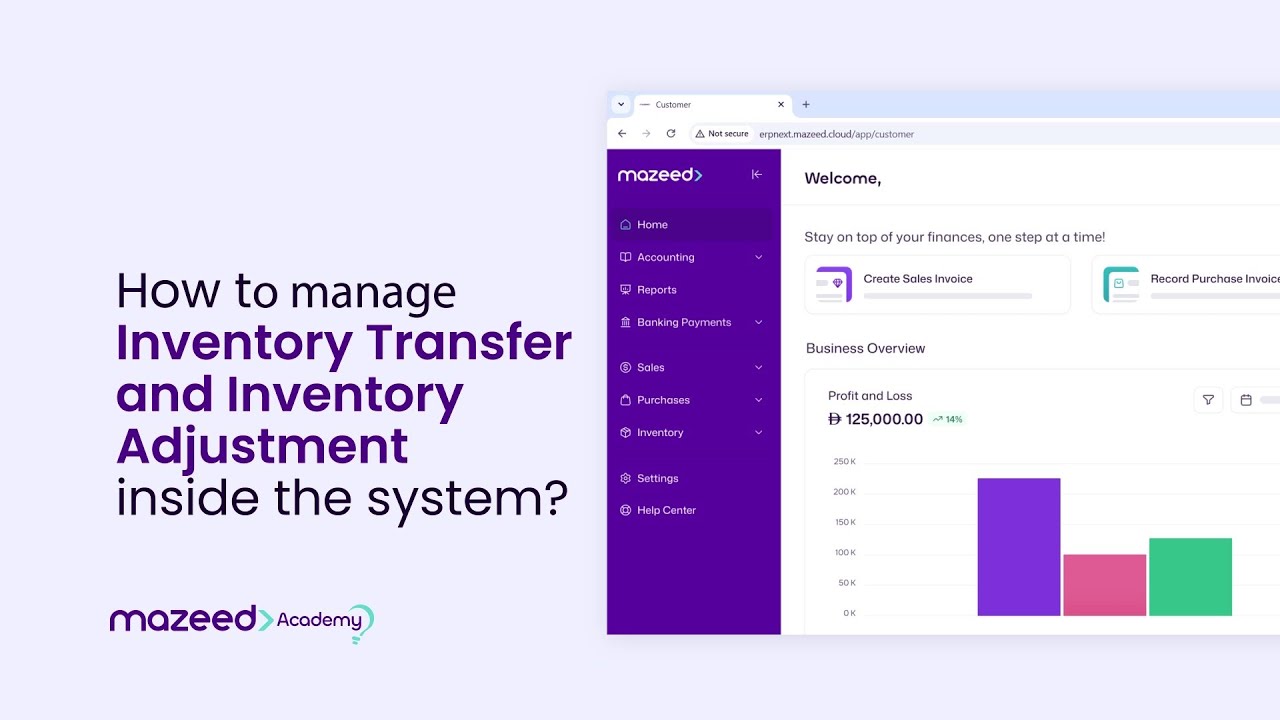 Manage Inventory Transfers & Adjustments