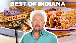 Top #DDD Videos in Indiana with Guy Fieri 🏎️ Diners, Drive-Ins and Dives | Food Network
