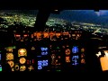 B767 night landing YYZ (Toronto)