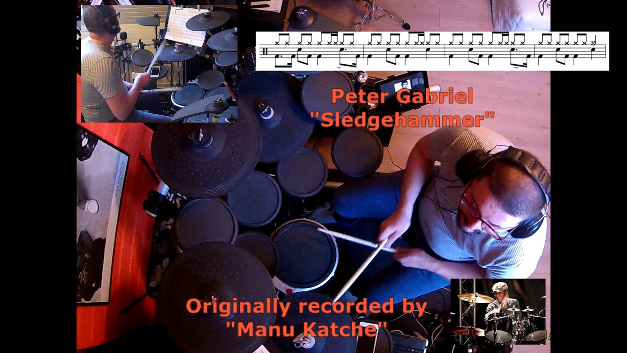 Sledgehammer Peter Gabriel (a drum cover by Frantz59) YouTube