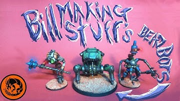 Tribute to BILL MAKING STUFF! Building BEADBOTS in 85 SECONDS!(ANIMATED)