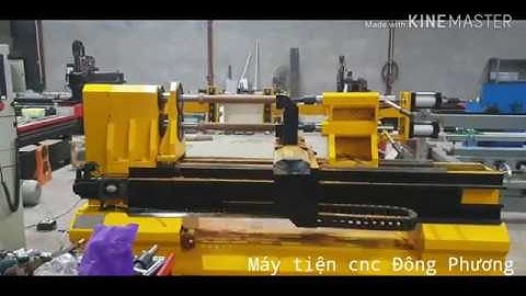Máy Tiện Gỗ CNC , Tiện song trụ cầu thang , tiện lộc bình