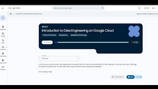 Introduction to Data Engineering on Google Cloud  | Google Skills