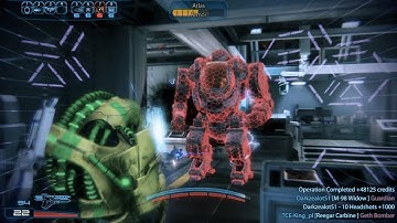 Mass Effect 3 : Firebase Glacier - Cerberus Platinum Challenge - Multiplayer Gameplay Playthrough