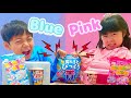 【寸劇】ピンクvsブルーでケンカ！？どっちが勝つ？好きな色を認め合おう【ごっこ遊び 教育】Yu and Yuna Learn About Diversity Through Pink vs Bule