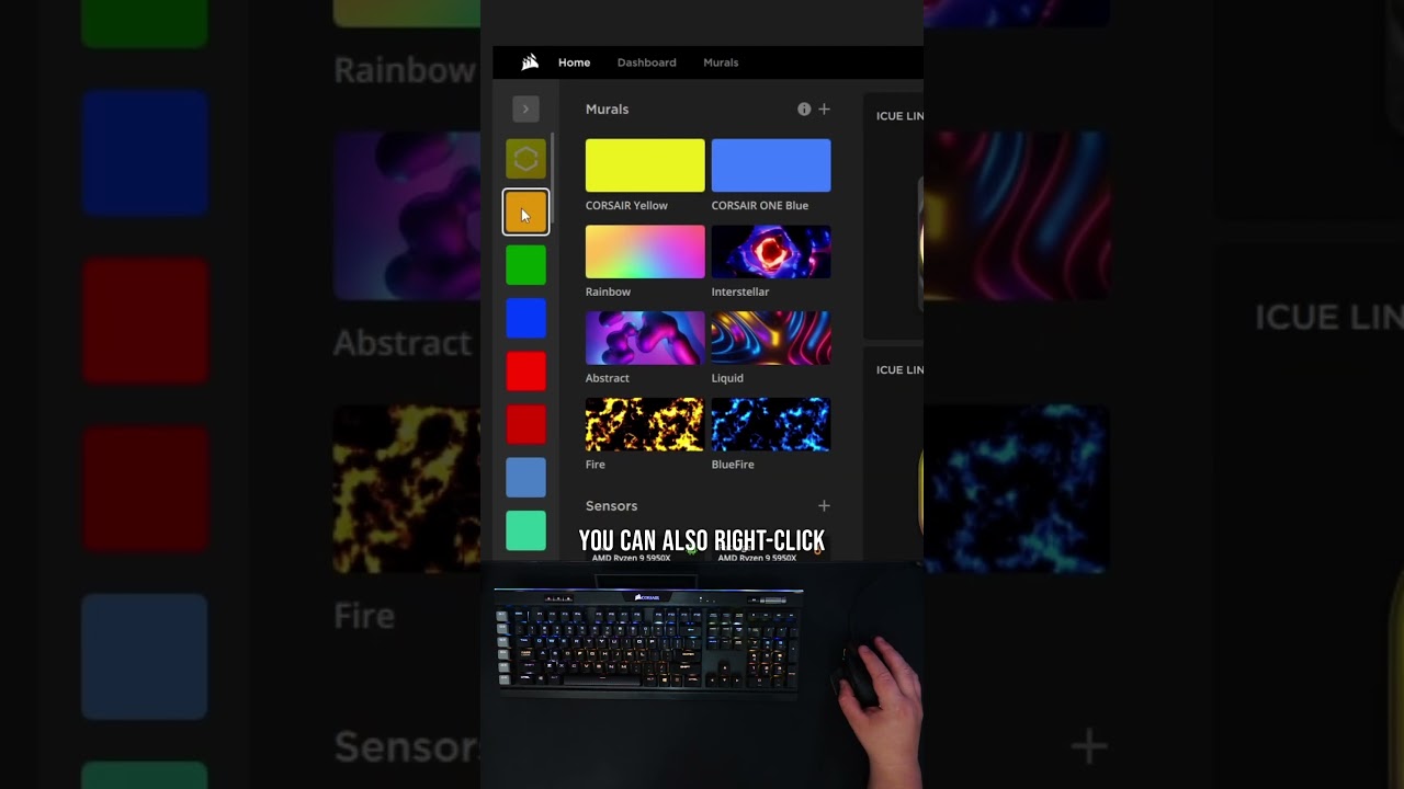 How to export iCUE Lighting Profiles 
