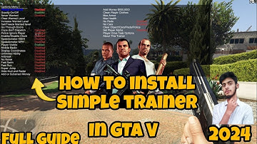 How to install simple trainer in GTA 5 Urdu/Hindi |GTA Studio