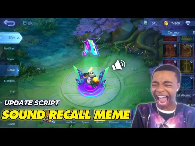 Script Sound recall Versi Meme Terbaru | Mobile legends class=