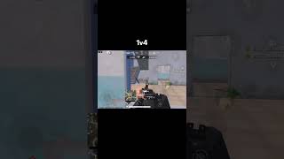 1v4 panic situation #pubgmobile #shorts #bgmi