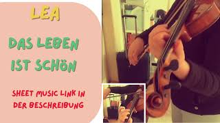LEA – Das Leben ist schön | Violin Tutorial + Sheet Music I paddington