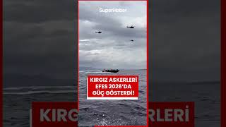 Kırgız Askerleri, Efes 2026 Tatbikatı Kapsamında Amfibi Çıkarma Tatbikatına Katıldı