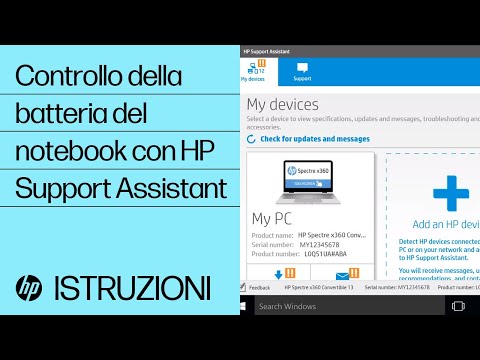 Controllo della batteria del notebook con HP Support Assistant | HP Support