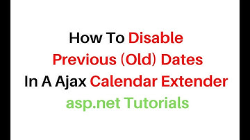 disable previous dates in calendarextender ajax asp.net