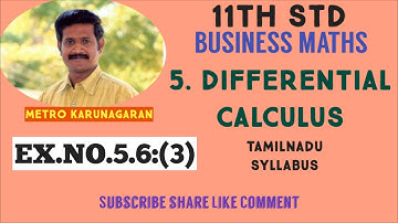 11th Std BM Ex.5.6(3) If 4x+3y= log(4x-3y) then find dy/dx