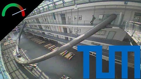 TinyWhooping parabola slides at TU Munich