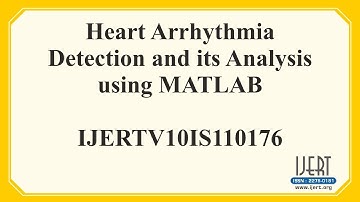 Heart Arrhythmia Detection and its Analysis using MATLAB