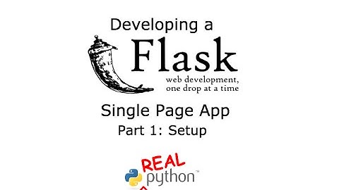 Flask Live Coding Session - Part 1