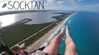 Flying Over The Beach On My Paramotor