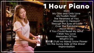 1 Hour Elegant Jazzy Piano by Sangah Noona | Relaxing Piano for Sleep, Study, Work