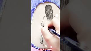 Pencil sketch-04 || How to draw Cute Girl - step by step || Drawing Tutorial  art asmr amazing