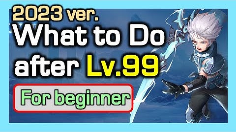What to Do after Lv.99 (for beginner) / 2023 Version / Dragon Nest