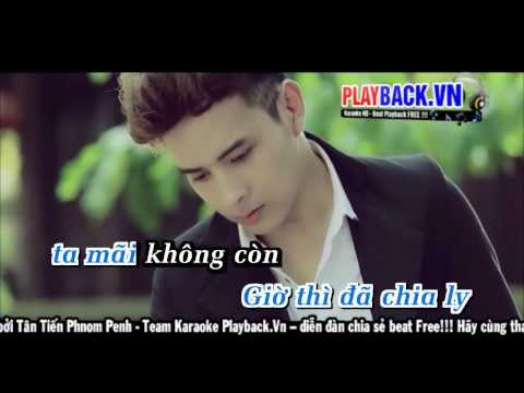 [ Karaoke HD ] Tìm Em - Hồ Quang Hiếu Playback.vn