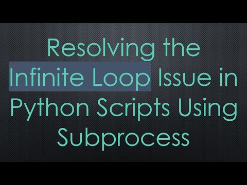 Resolving the Infinite