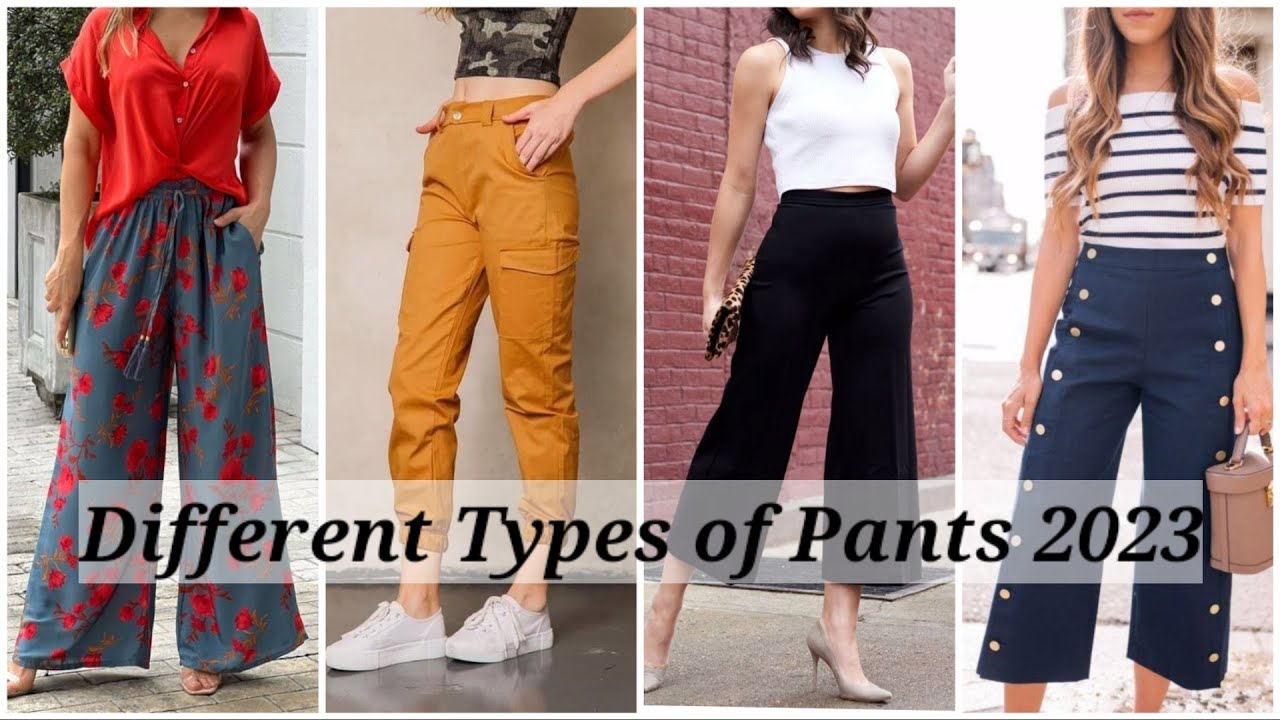 30 Types of Pants by Name, Picture and, Description.