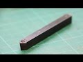 How to make carbide insert tool holder for cutting 45° edges lathe diy