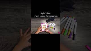 Sight Words Flash Cards Kindergarten