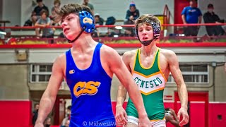 120 – Bennett Kreiner {G} Of Geneseo Il Vs. Madden Parker {R} Of Sandburg Il