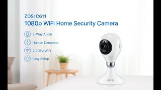 ZOSI C611 Security Camera - 1080P WiFi Home Baby Monitor screenshot 1