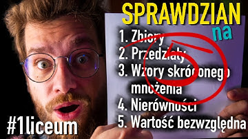 ✅Sprawdzian na 5❗️MEGA POWTÓRKA: zbiory, nierówności, wzory skróconego mnożenia, wartość bezwzględna
