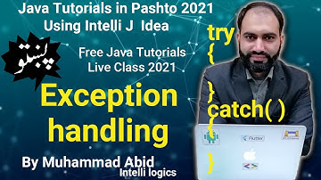 32. Exception Handling in Java, try catch block - Pashto