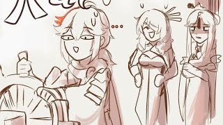 видео: Недо-озвучка комиксов по Геншину 3 часть. картинка: Недо-озвучка комиксов по Геншину 3 часть.