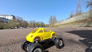 Beetle with big wheels RC Cars in the carpark @ Keynsham 20210330