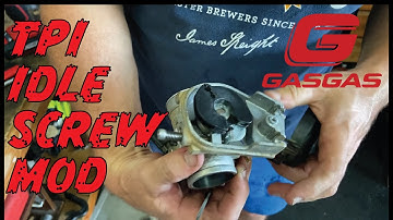 GasGas EC300 TPI Idle Screw Mod