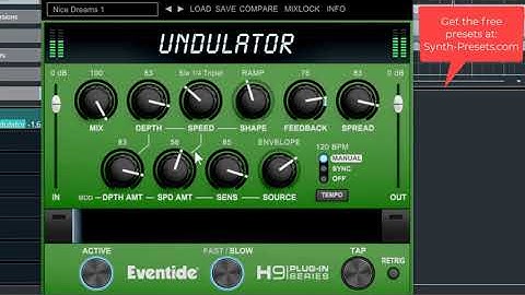 Eventide Undulator Audio Examples and Presets