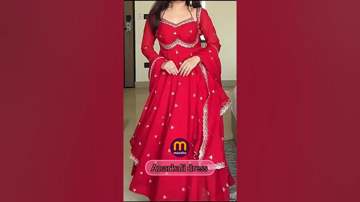 ✨Anarkali Dress 👗 ✨|| Meesho finds #dress #anarkali #haul #suit #meesho #meeshohaul #shorts #diwali