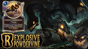 Explosive Powdervine - Maokai Snapvine Deck - Legends of Runeterra Magic Misadventures Gameplay